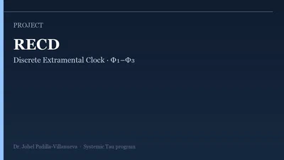 RECD — Reloj Extramental Discreto featured image