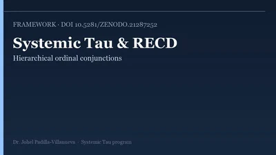 Systemic Tau and the RECD Framework: A Relational Theory of Hierarchical Ordinal Conjunctions and Critical Transitions in Complex Systems featured image